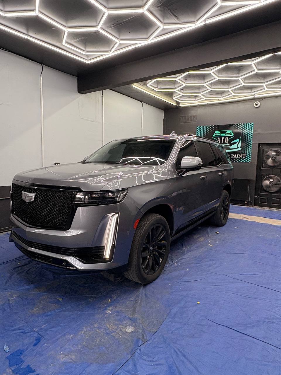 Gray SUV after body repair at AFQ Auto Sales and Paint in Tampa
